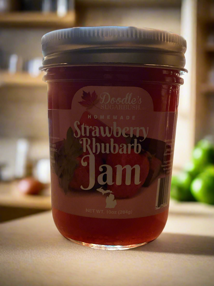 Strawberry Rhubarb Jam 8oz