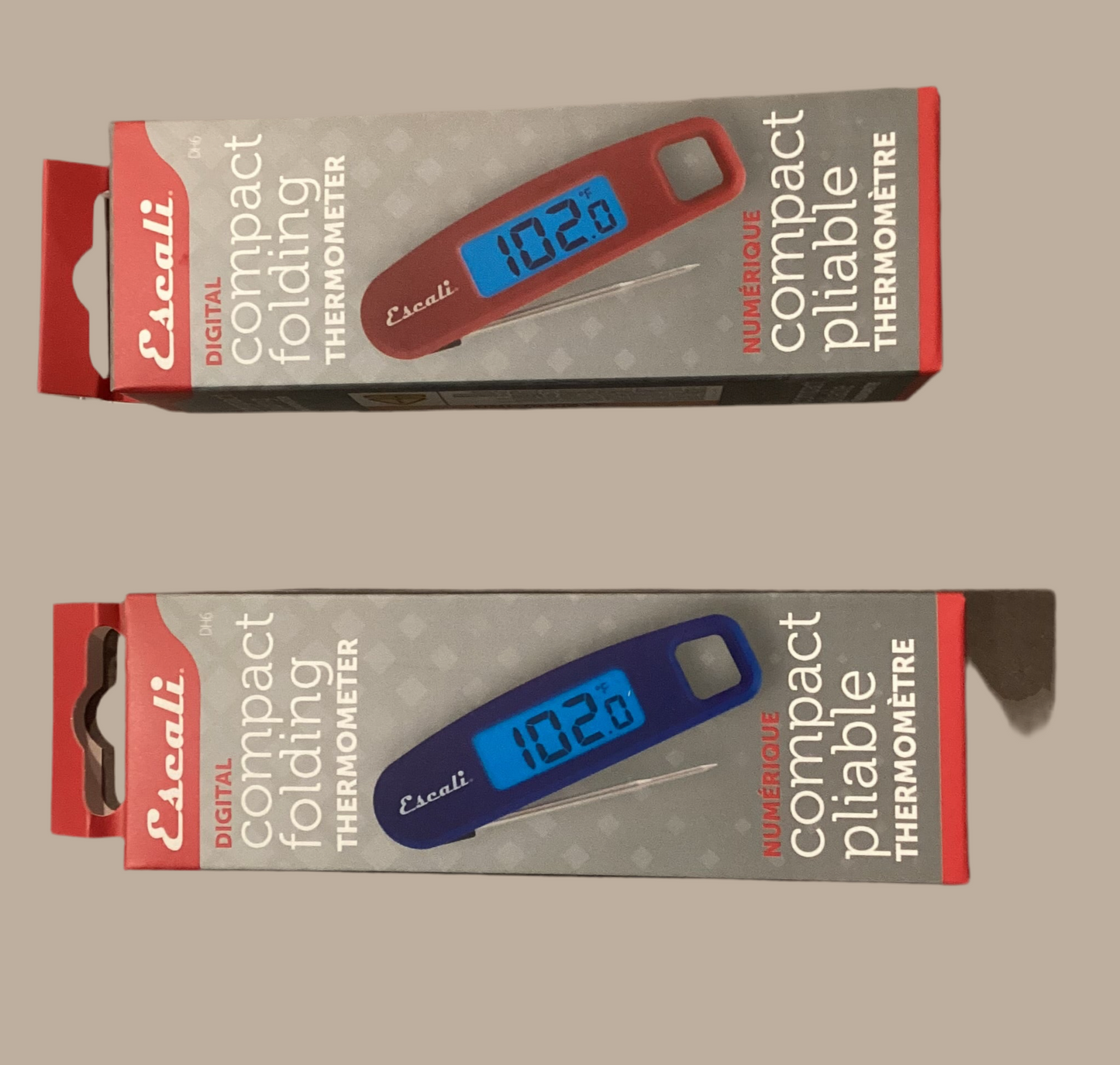 Escali compact folding thermometer