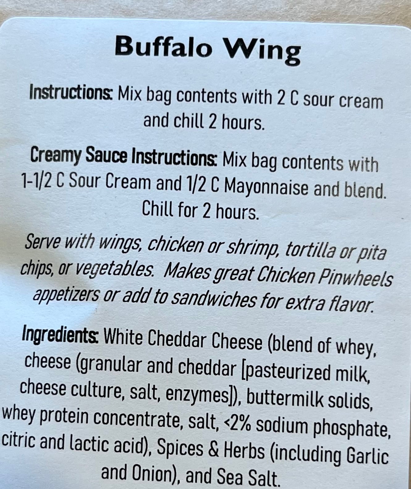 Buffalo Wing