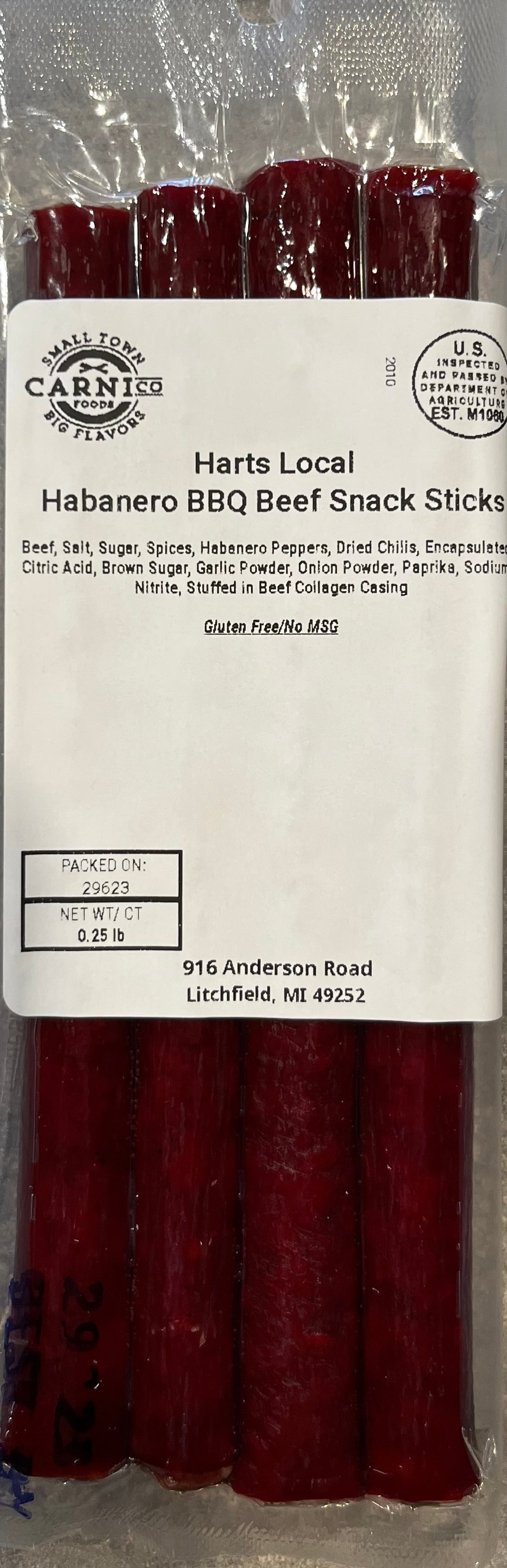 Shelf Stable Beef Snack Stick