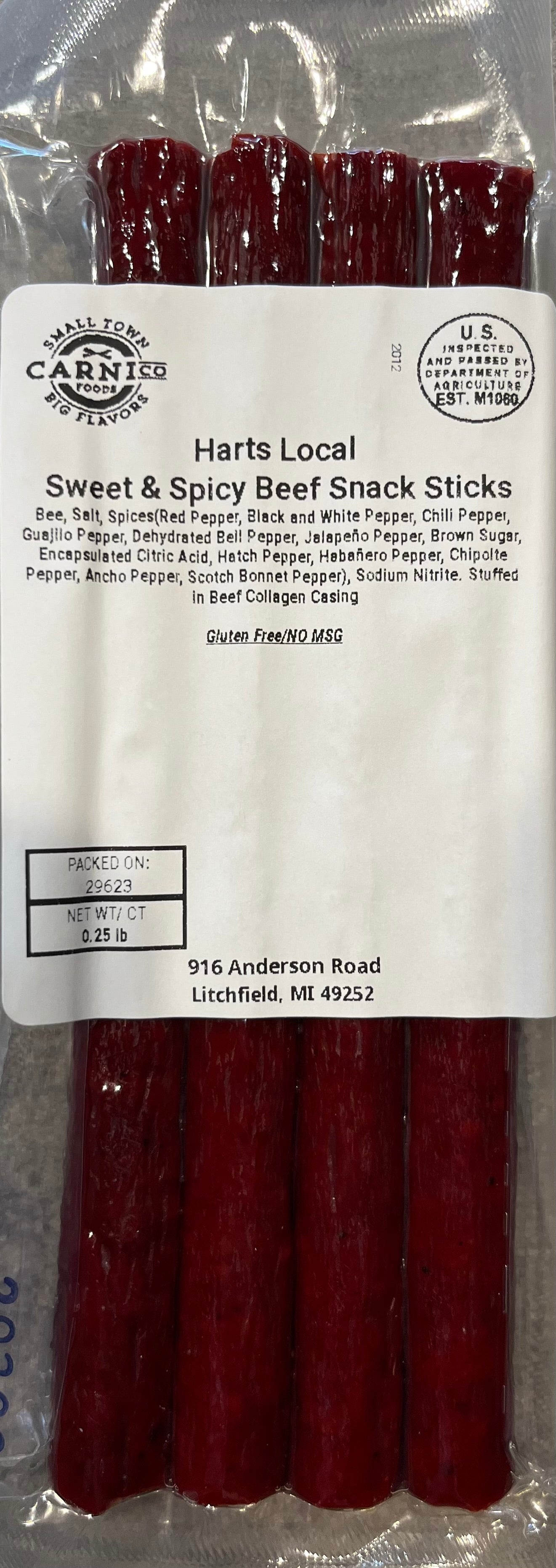 Shelf Stable Beef Snack Stick