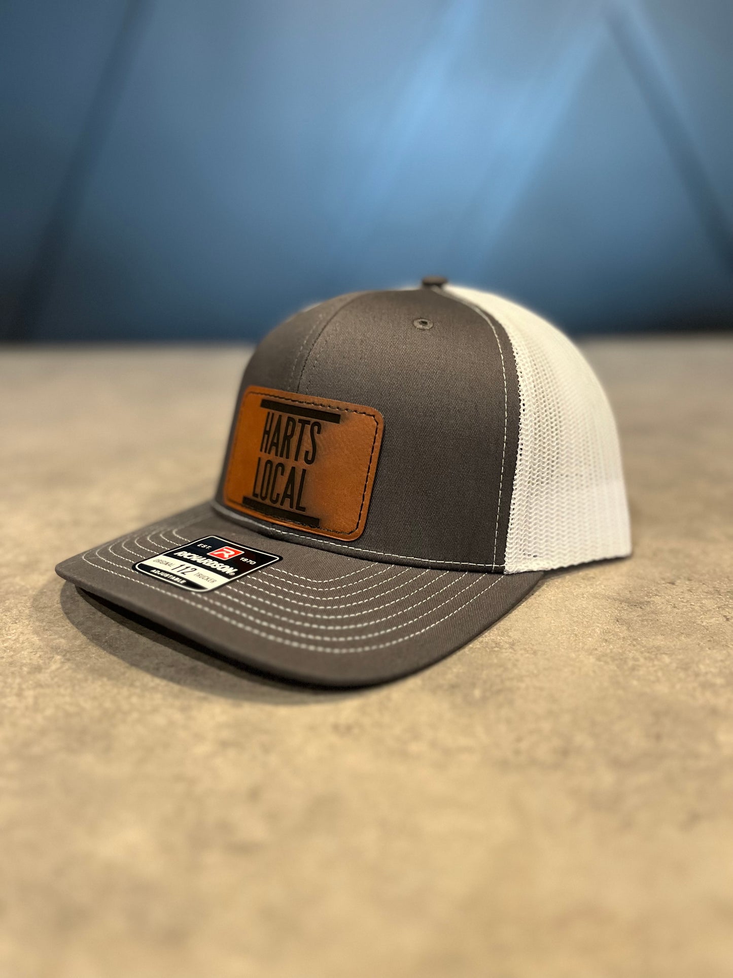 HARTS LOCAL Dark Gray/White Hat