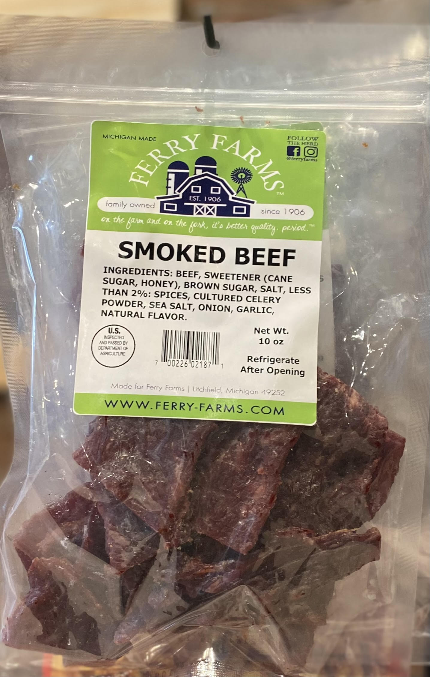 Ferry Farms Beef Jerky