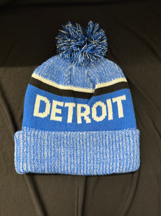 Detroit Beanie Blue