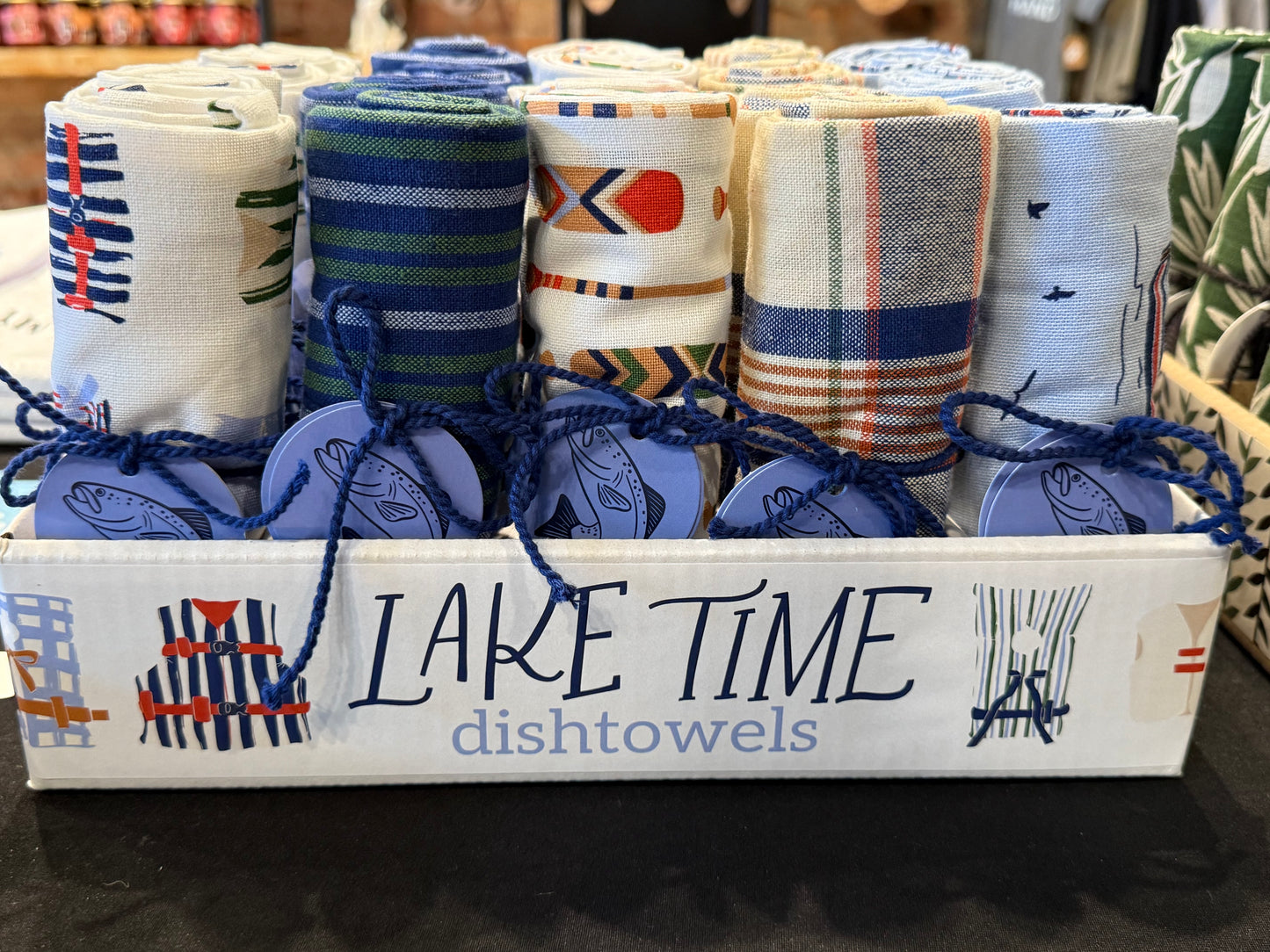 Lake house dishtowels