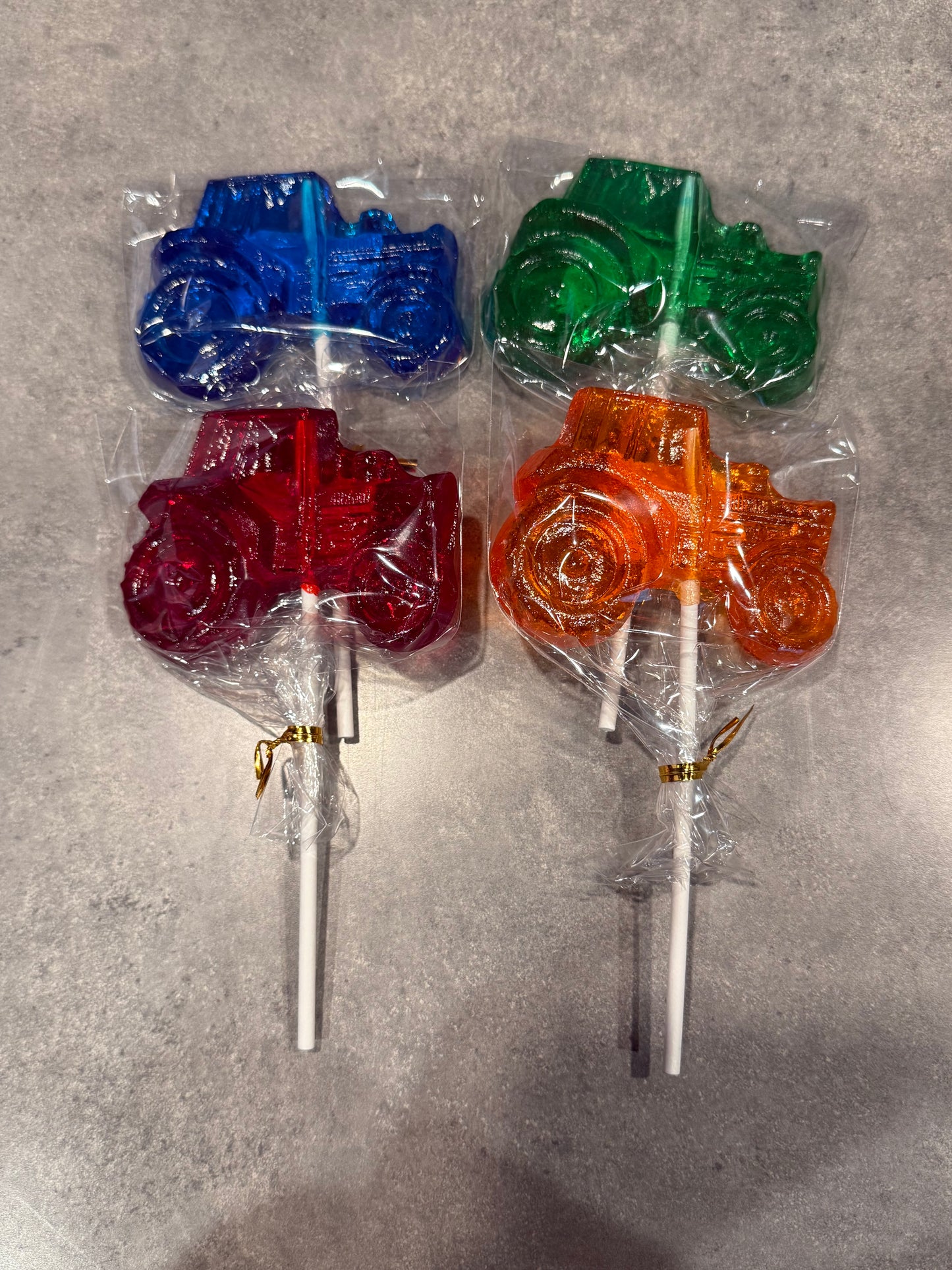 Tractor Lollipops