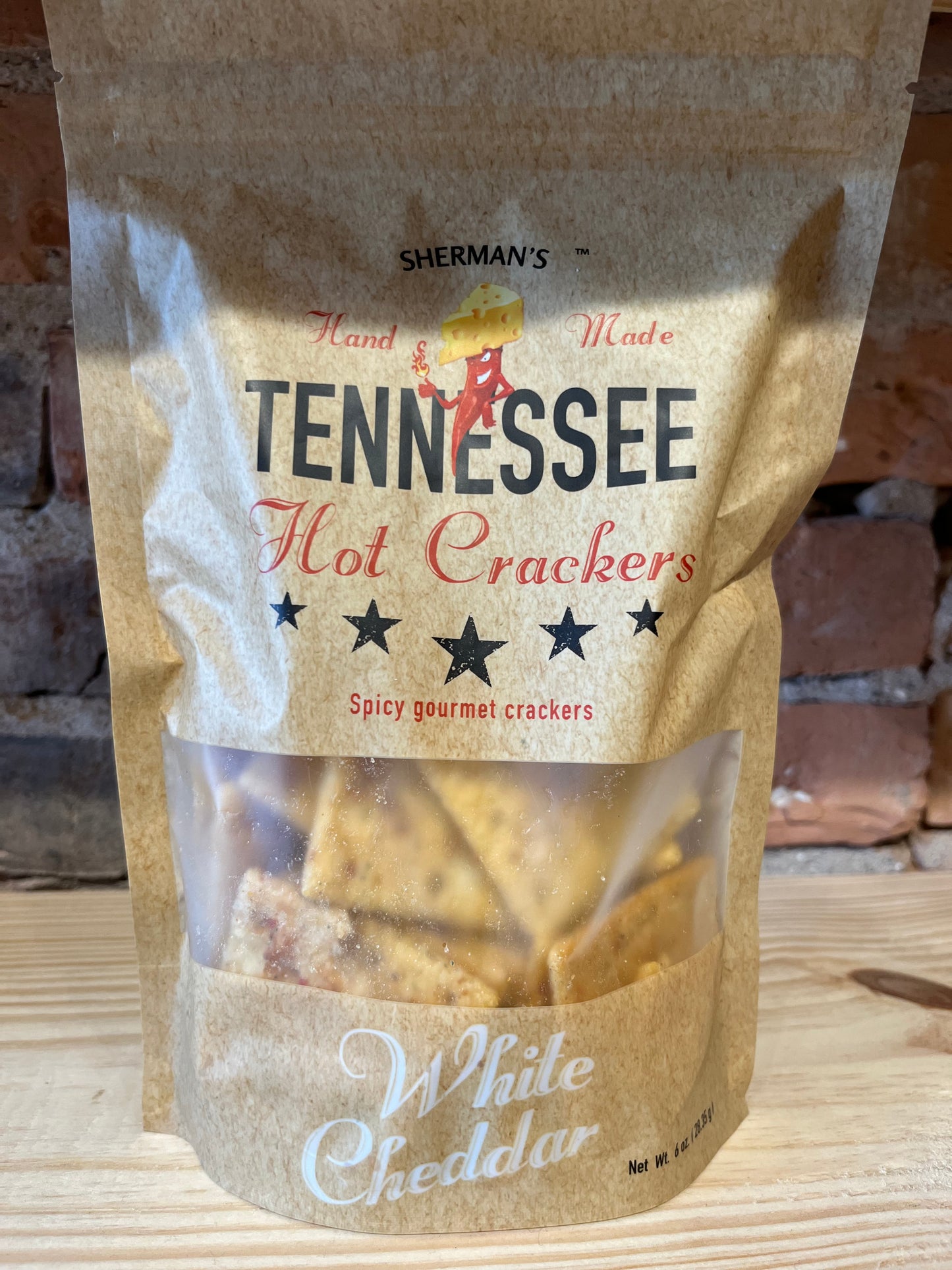 Sherman’s Tennessee Hot Crackers-White Cheddar