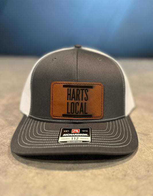 HARTS LOCAL Dark Gray/White Hat